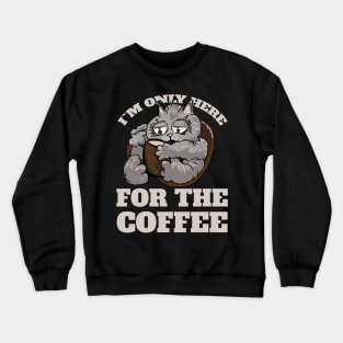 espresso cup cat Crewneck Sweatshirt